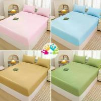 ราคา 【ส่งฟรี】 J-MU ผ้าปูที่นอน Satin 6ฟุต 5ฟุต 4ฟุต 3.5ฟุต 3ฟุต ชุดผ้าปูที่นอน(ผ้าปูที่นอน+ปลอกหมอน) (1732851895991109028)