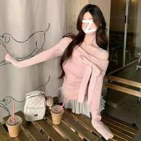 ราคา ความปรารถนาอันบริสุทธิ์ เสื้อยืดแขนยาวเปิดไหล่โบว์ ฤดูใบไม้ร่วง ทรงเข้ารูป หวาน ชั้นใน เสื้อเบสเปิดไหล่ ลดน้ำหนัก (1733302372238787792)