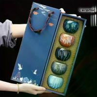 ราคา ถ้วยชาเซรามิกที่อุณหภูมิสูง เตาเผาจีนโบราณ ถ้วยมาสเตอร์ห้าองค์ประกอบ ชุดเดียว ถ้วยชาตัวอย่างขนาดใหญ่ เหมาะสำหรับชุดน้ำชากังฟู ช่อ ดอกไม้ คิตตี้ (1732740365726680963)