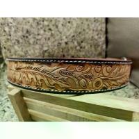 ราคา [จัดส่งทันที] เข็มขัดหนังแท้ หนังวัว ลายดอกไม้ตอกมือ ตอกลาย สวยงาม สายหนัง คาดเอว ดอกไม้ ตอกมือ หนังแท้ หนังวัว (1732145418862823505)