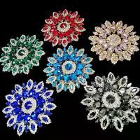 ราคา 11 ซม.แก้วขนาดใหญ่คริสตัลดอกไม้เย็บ Rhinestone ดอกไม้ Applique Trim สําหรับกระเป๋าเข็มขัดเสื้อผ้า DIY ตกแต่ง (1732566384213854152)