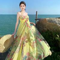 ราคา ชุดเดรสยาวปานกลาง พิมพ์ลายนกฮูกไก่เหลือง ดอกไม้ ผ่าข้าง สไตล์วันหยุด เหมาะกับสาวน้อยผู้หญิง ชุดถ่ายพรีเวดดิ้งสวยๆชุด afterparty เดรส คล้อง คอ เดรส ขาว ไปงาน ชุด ไปงาน สาวอวบ (1731941683416762968)