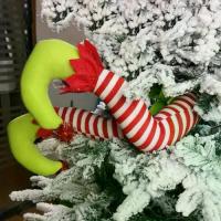 ราคา ตกแต่งท็อปเปอร์ต้นขาปีศาจคริสต์มาส, ตุ๊กตาแขวน, ขาลายสีแดงและสีเขียว, สำหรับเตาผิงและงานปาร์ตี้, ตกแต่งคริสต์มาส กอง กฐิน แบบ สวย คริสต์มาส ใหญ่ ช่อ ดอกไม้ เหรียญ สายรุ้ง ปี ใหม่ (1732998949078009299)