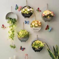 ราคา VA02 กระถางต้นไม้ติดผนัง แขวนผนัง กระถางเหล็ก ใส่ใบไม้ปลอม ดอกไม้ปลอม ดอกทิวลิป มินิมอล กระถางไม้เลื้อย เถาวัลย์ (1729626010062261151)