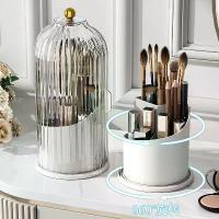 ราคา กล่องเก็บของตั้งโต๊ะ โต๊ะเครื่องแป้ง กล่องใส่แปรงแต่งหน้า ที่ใส่ลิปสติก สไตล์กรงนก กล่องใส่ปากกาสำนักงาน (1733017733699110633)