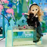 ราคา ของเล่นตุ๊กตาผ้าฝ้ายบาร์บี้ มาใหม่ เตียงสองชั้น เตียงปราสาทพร้อมบันไดและสไลด์ โต๊ะเครื่องแป้ง เตียงตุ๊กตา (1731973945423005137)