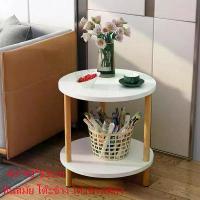 ราคา [เก็บเงินปลายทาง] โต๊ะข้างเตียง โต๊ะกาแฟ โต๊ะกลม โต๊ะสีไม้ โต๊ะสีขาว โต๊ะข้างทรงกลมสามขา โต๊ะข้างโซฟา (1732390321095083484)