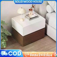 ราคา ตู้ข้างเตียง โต๊ะข้างเตียง ไม้ยางพารา สไตล์ครีม ใช้ในบ้าน ห้องนอน ตู้เก็บของ (1732559579986691393)