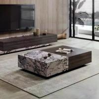 ราคา โต๊ะกลางบ้านหินอ่อน โต๊ะกาแฟ โต๊ะหินอ่อน โต๊ะชา ขนาด1.3m*750 (1732216996166469316)