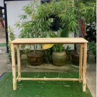 ราคา Sukthongเเพร่ โต๊ะบาร์ไม้สัก 40x150สูง100ซม.โต๊ะกาแฟ โต๊ะบาร์เครื่องดื่ม โต๊ะเคาน์เตอร์ โต๊ะวางของ งานไม่ทำสี (1729651344696708004)