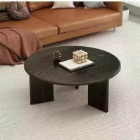 ราคา โต๊ะกาแฟ โต๊ะไม้ โต๊ะกลมขนาดเล็ก โต๊ะโซฟา 80cm+50cm mdf เฟอร์นิเจอร์ห้องรับแขก (1732348641417856017)