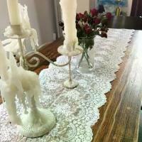 ราคา ผ้าปูโต๊ะสวยงาม ผ้าปูโต๊ะลูกไม้สไตล์ฝรั่งเศสย้อนยุค ผ้าปูโต๊ะสีขาวปักลาย สำหรับตู้ทีวี โต๊ะกาแฟ ผ้าคลุมกันฝุ่นเปียโน ผ้าปูโต๊ะอาหาร ผ้าตกแต่ง (1733255427241247851)
