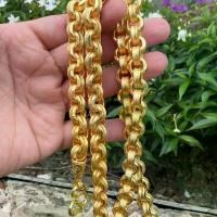 ราคา สร้อยคอทาโร่ ล้อแม้คเนื้อทรายตัวเส้นใหญ่ถึง11มิล ยาว26 เทียบ 20-30บ.เนื้อทอง โครตสวย เศษทองหุ้ม ฟรีกล่อง ตะขอ ล็อกเก็ต เครื่อง ประดับ ผู้หญิง หุ้ม แฟชั่น สปริง พุก (1732275930256148194)