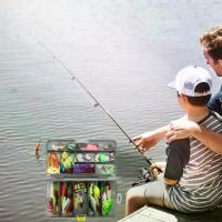 ราคา กล่องอุปกรณ์ตกปลาขนาดใหญ่ พร้อมชุดเหยื่อตกปลา อุปกรณ์เบ็ด ตะขอ และอุปกรณ์เสริมสำหรับตกปลา (1733354169889490841)