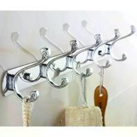 ราคา พร้อมส่ง. ตะขอ ที่แขวน ตะขอแขวนติดผนังสแตนเลส 5 ขอ ขนาดยาว 45 cm กว้าง 3.7 cm หนา 1.5 mm (1731871663966881772)