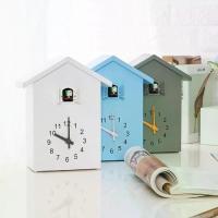 ราคา นาฬิกาแขวนผนัง, การออกแบบที่ทันสมัยพร้อมลูกตุ้มนาฬิกา, รูปร่างบ้าน, นาฬิกาบ้านนกพลาสติก, เงียบและแม่นยำ, ศิลปะบนผนัง, เหมาะสำหรับการใช้งานกลางแจ้ง (1732101269781578898)