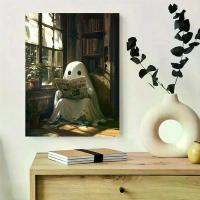 ราคา โปสเตอร์ศิลปะบนผืนผ้าใบฮาโลวีน, พิมพ์ด้วยกรอบ, การออกแบบโดยผี, หนังสือพิมพ์และหนังสือที่อ่านออกมาจากหน้าต่าง, ตกแต่งห้อง, ของตกแต่งบ้าน, เหมาะสำหรับแขวนห้องนั่งเล่น, ห้องนอน, ห้อ (1732073413825299476)
