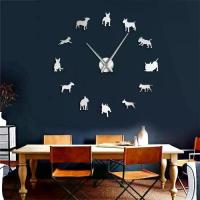 ราคา DIY นาฬิกาแขวนขนาดใหญ่ Bullterrier สุนัข ศิลปะบนผนัง สุนัขสายพันธุ์ปั๊ก เข็ม นาฬิกา ตกแต่งร้านขายสัตว์เลี้ยง ของขวัญสำหรับคนรักบูลเทอร์เร (1730903006173563879)