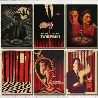 ราคา TWIN PEAKS - โปสเตอร์กระดาษคราฟท์ ของตกแต่งบ้าน ศิลปะบนผนัง รูปภาพติดผนังสำหรับตกแต่งห้องนั่งเล่น (1729657371367016769)