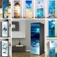 ราคา สติ๊กเกอร์ติดตู้เย็น, โลกทะเลสีฟ้าสั่งทำ, วอลล์เปเปอร์ 3 มิติแบบมีกาวในตัว, ปลาสลีพิมพ์ลาย, สติ๊กเกอร์ติดประตูตู้เย็น, ตกแต่งห่อภาพจิตรกรรมฝาผนัง, สติ๊กเกอร์ติดตู้เย็น (1730609106442553792)