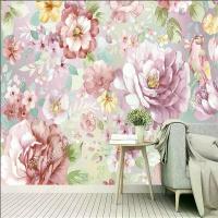 ราคา วอลล์เปเปอร์ 3 มิติ, ปรับแต่งได้, วอลล์เปเปอร์ดอกโบตั๋นกุหลาบสีน้ำสีชมพู, เหมาะสำหรับห้องนอนและห้องนั่งเล่น, ภาพจิตรกรรมฝาผนังดอกไม้, สติ๊กเกอร์ตกแต่งบ้าน (1729844695581165914)