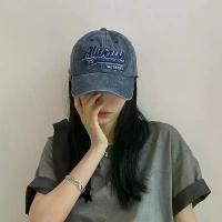 ราคา หมวกปากเป็ดซักได้ สไตล์อเมริกัน TUshu/สไตล์เสมอ สำหรับผู้หญิงและผู้ชาย ดีไซน์เฉพาะตัวอักษร อเนกประสงค์ หมวกเบสบอลบังแดด หมวก แก๊ป ทหาร ผ่าน ศึก central cee skull cap หน้าก (1731419171244705269)