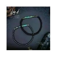 ราคา สร้อยข้อมือหิน " แอฟริกันเทอร์ควอยซ์ : African Turquoise " สไตล์ Unisex กำไลหิน ร้อยคู่กับ เฮมาไทต์ หรือ นิลโอนิกซ์ (1730831911361612086)