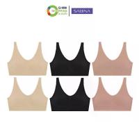 ราคา Sabina Sabina Happy Bra New Braless with Hooks (Set of 6) Bra # 129088 (1733478111336629455)