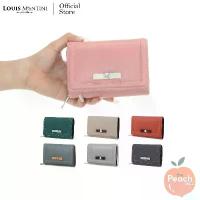 ราคา Louis Montini (The Peach 2) กระเป๋าสตางค์ผู้หญิงพับสั้น กระเป๋าสตางค์ใบเล็ก WL46 ซีโอดี (1733485780359874117)