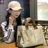 ราคา พร้อมส่งมีหลายช่อง กระเป๋าแคนวาสใบใหญ่ กระเป๋าผ้ากระเป๋าสะพายไหล่ ขนาดใหญ่ จุของได้เยอะ แบบพกพา สไตล์เกาหลี สําหรับแม่ ทรง ขนม จีบ สะพาย สี พาสเทล สี่เหลี่ยม (1732752744019559897)