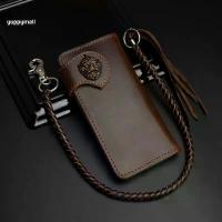 ราคา กระเป๋าสตางค์หนังแท้ กระเป๋าหนังผู้ชาย หนังวัวแท้ 100% รุ่นใบยาวหัวหนุมาน ผลิตจากโรงงานไทย พร้อมส่ง คําแนะนําผลิตภัณฑ์ใหม่ของเดือนนี้ ใหม่ ทรง ขนม จีบ (1733280565066565128)