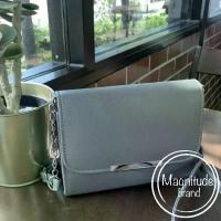 ราคา กระเป๋าหนัง สายโซ่ ขนาด 8 นิ้ว คําแนะนําผลิตภัณฑ์ใหม่ของเดือนนี้ ทรง ขนม จีบ เเบรนด์เนม (1733206406983288207)