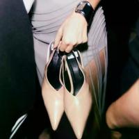 ราคา ์NICHP : Silent Flow : Curved Edge shoe รองเท้าหนังส้นโค้งสูง ปิดหน้าเท้า (1734140176337045318)