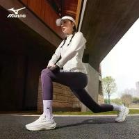 ราคา Urban Kicks Mizuno 25 New Soft Elastic Cushioning Breathable Running Thick-soled Sports Shoes WAVE SKY 9 exceptional value for money (1734155871759730300)