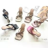 ราคา ์Niwa Shoes รองเท้าส้นสูง รองเท้าแฟชั่น รองเท้าออกงาน สูง 3 นิ้ว รุ่น PM-9005 (1733394027464459719)