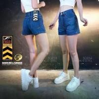 ราคา SG051 กางเกงยีนส์ขาสั้น Womens Denim Shorts (Gasoline & Garage) ปั๊มน้ำมันแก๊สโซลีน (SG) (1734176998187304928)