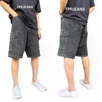 ราคา JEANSEXPRESS Cargo Shorts Men's jeans กางเกงยีนส์ขาสั้นชายทรงจอสความยาวคลุมเข่า สีเทาดำเข้ม กระเป๋าข้าง Size 28-36 คําแนะนําการขายที่ร้อนแรงในเดือนนี้ (1733319218966660801)