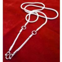 ราคา 【COD】 ✳สร้อยคอเงินแท้ ลายสี่เสา (ขนาด1บาท) กว้างประมาณ 2.5 มิล ห้อย 3 องค์ Sterling silver 925♠ (1734274964765509044)