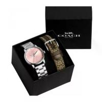 ราคา นาฬิกา COACH GRAND GIFT SET CO14000088 Women Watch Silver (Gift set watch with watch strap) (1733778972033779515)