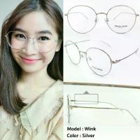 ราคา กรอบแว่นตา รุ่น Wink สี Silver ยี่ห้อ Princess Crown (1731269200775906786)