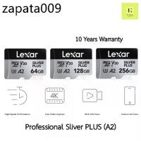 ราคา Lexar Professional Silver PLUS microSDXC UHS-I V30 A2 64GB 128GB 256GB SD CARD sdcard micro sd microsd 4K memory card (1734350857812804716)