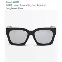 ราคา GAMT แว่นกันแดด Unisex Square Wayfarer Polarized Sunglasses Silver. (1734134657524074352)
