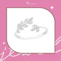 ราคา IRIS JEWEL แหวนใบมะกอก เงินแท้925 ( Silver Branch Ring with Cubic Zirconia ) (1734353788017936135)
