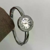 ราคา 2026GUOU Silver Roman Numeral Small Dial Diamond-Embellished Exquisite Bracelet Watch for Women, Niche Light Luxury Vintage High-End (1734351686990464536)
