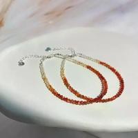 ราคา SERENA ✨ สร้อยข้อมือหิน อาเกต สีแดง (Red Agate) 2mm with Silver 925 (1733829676867356055)