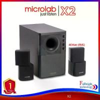 ราคา COD Microlab X2 Speaker 2.1 Ch. (46 Watt) ลำโพงคอมพิวเตอร์ พร้อมซับวูฟเฟอร์ ระบบเสียง 2.1 รับประกันศูนย์ไทย 1 ปี (1734101411223078473)