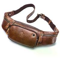 ราคา กระเป๋าคาดเอวหนังแท้สำหรับผู้ชาย กระเป๋าหนังวัว กระเป๋าหน้าอก สไตล์กีฬาและสบาย กระเป๋าเงินหนังวัวชั้นบน แบรนด์ทันสมัย กระเป๋าคาดเอวผู้ชาย กระเป๋า สายลุย sport bag (1733454016857409233)