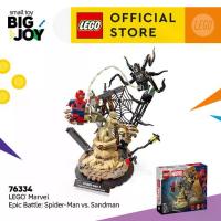 ราคา LEGO Super Heroes Marvel 76334 Epic Battle: Spider-Man vs. Sandman (201pcs.), Building Blocks, Kids Toy (1734234131192710946)