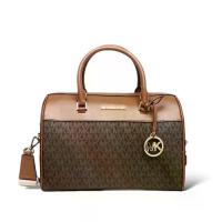 ราคา กระเป๋าสะพายข้าง Michael Kors 35S2GTFU2B MICHAEL KORS JET SET TRAVEL MEDIUM DUFFLE SATCHEL SHOULDER CROSSBODY BAG (BROWN ) (1733796933058463547)