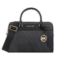 ราคา กระเป๋าสะพายข้าง Michael Kors 35S2GTFU2B MICHAEL KORS JET SET TRAVEL MEDIUM DUFFLE SATCHEL SHOULDER CROSSBODY BAG (BLACK) (1733796870491440955)